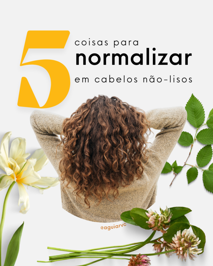 5 Coisas Para Normalizar Em Cabelos Não-Lisos